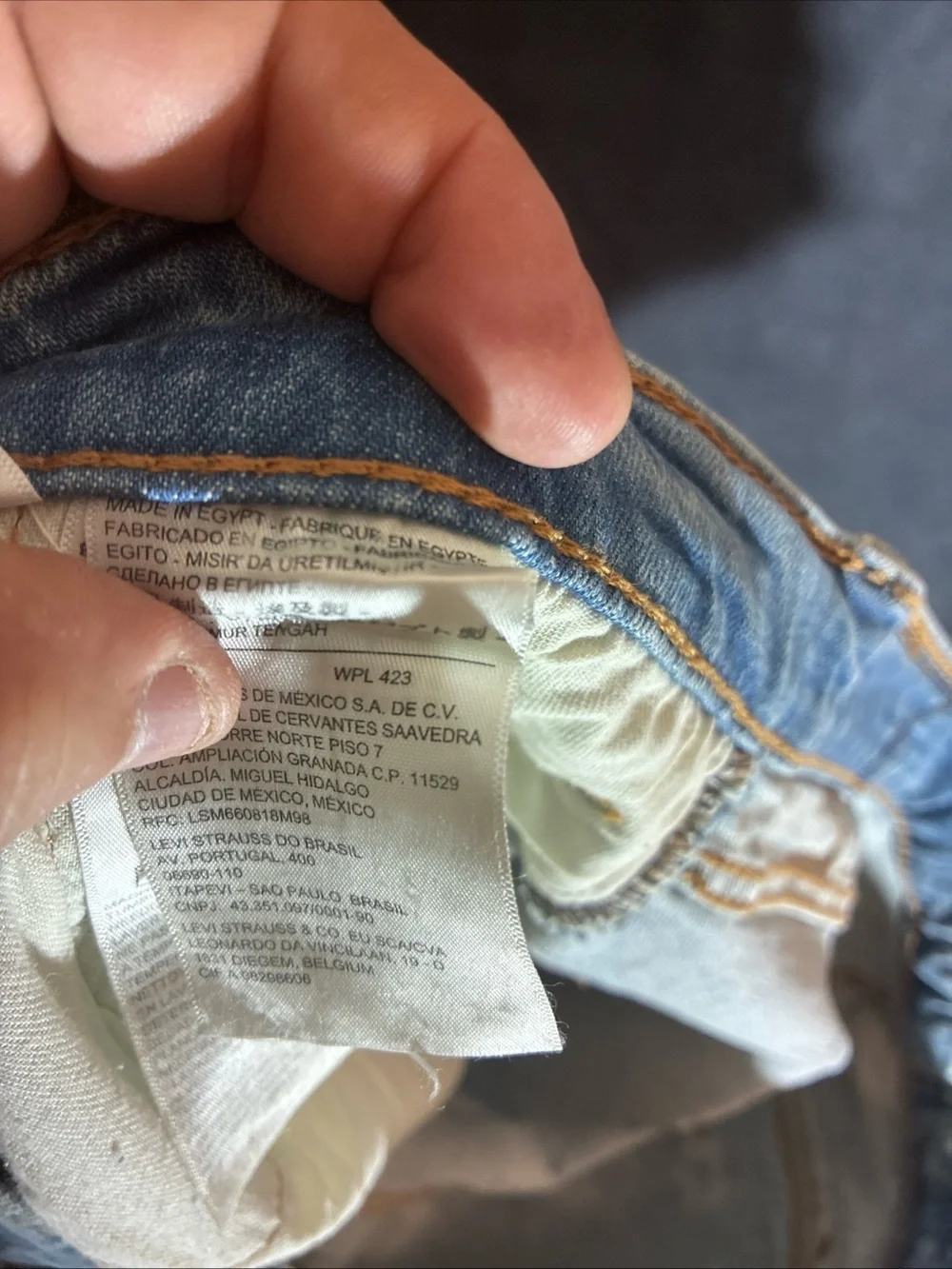 Levi's 514 Light Blue Straight Leg, Stretch Men's Jeans
